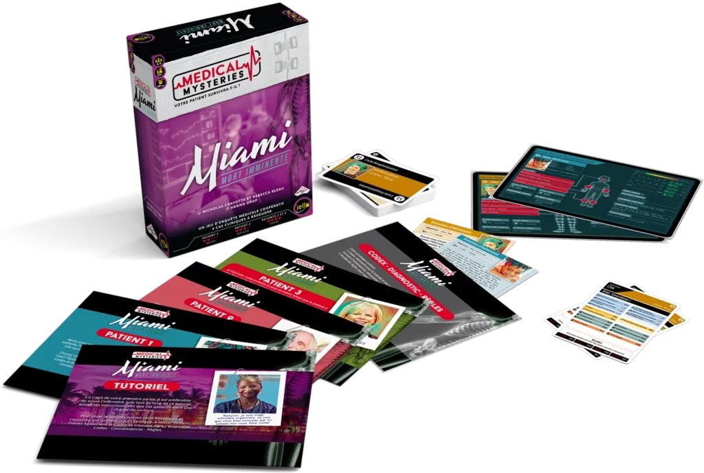 Medicla Mysteries Miami - Contenu de la boîte
