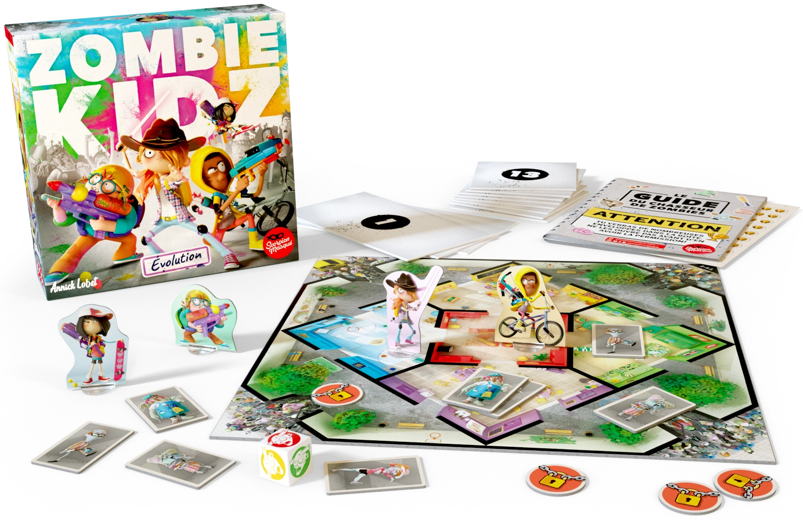 Zombie kidz, contenu de la boîte