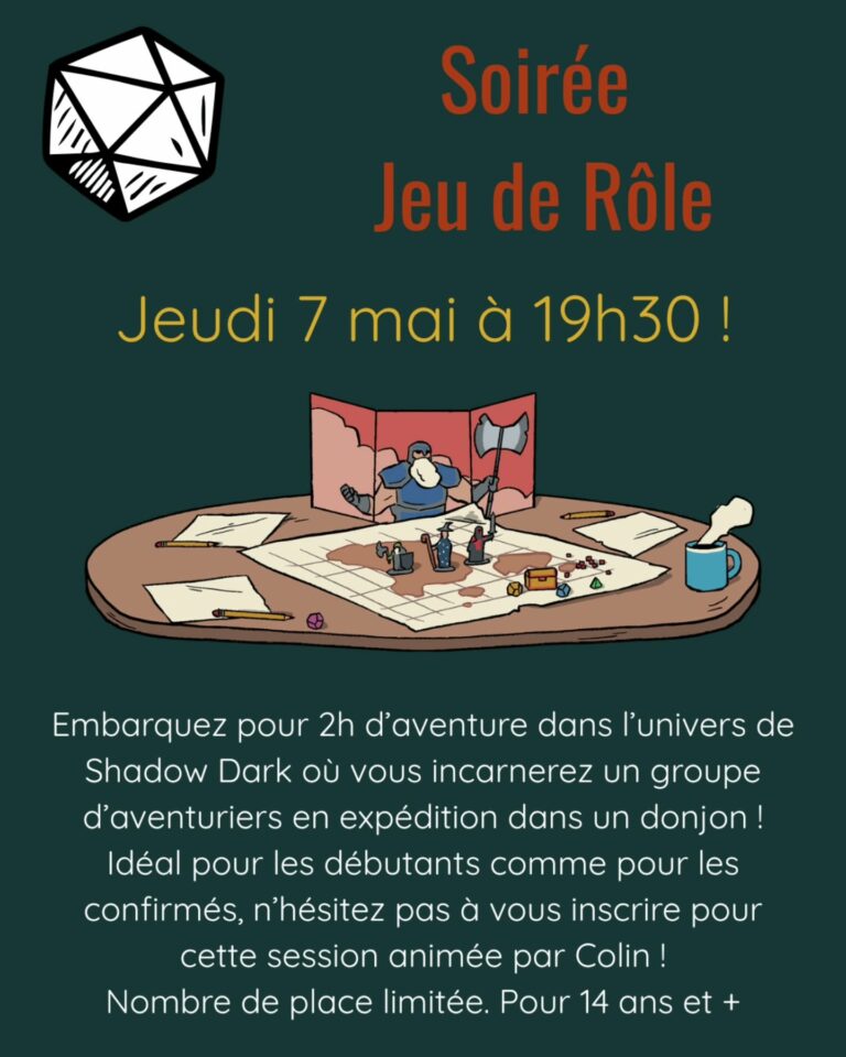 Soirée jeu de rôle