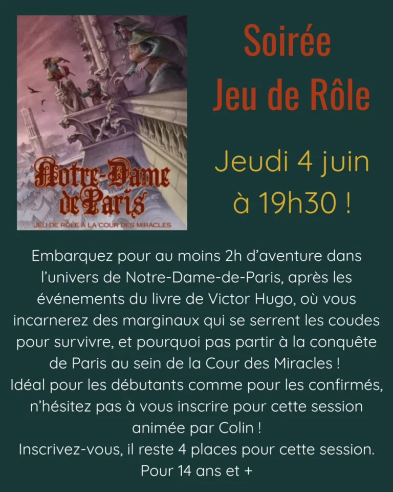 JDR Notre dame de Paris
