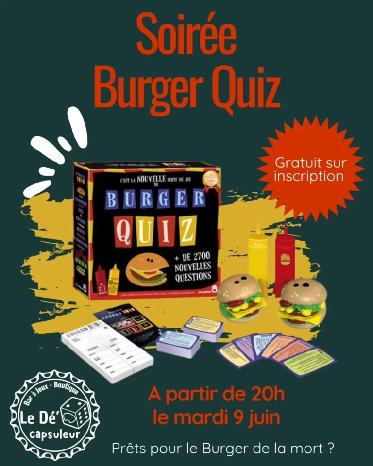 Soirée burger quiz