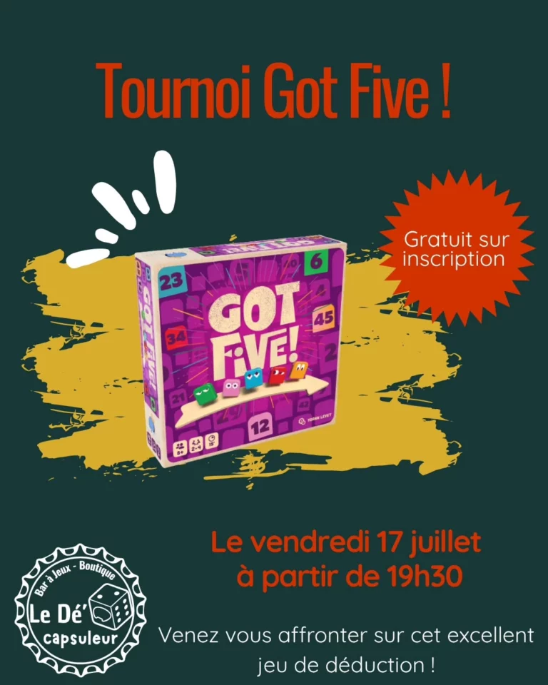 Flyer tournoi de Got Five !