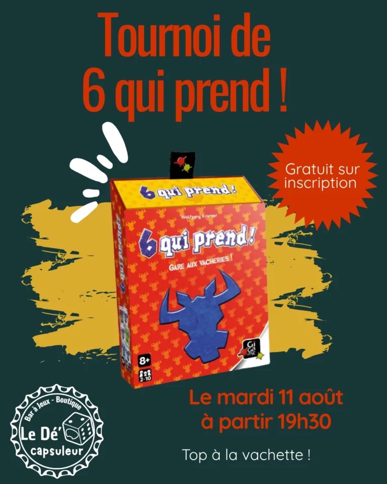 Flyer tournoi de 6 qui prend !