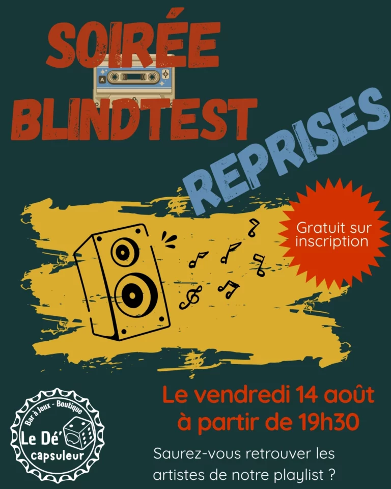 Flyer blindtest reprises