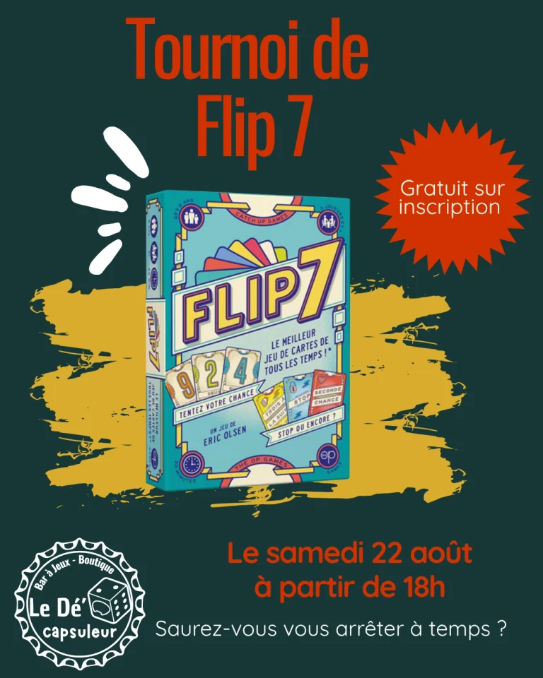 Flyer tournoi de Flip 7