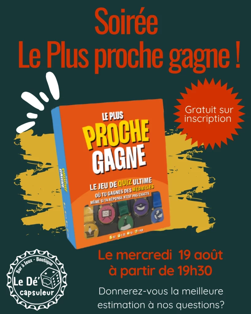 Affiche le proche gagne