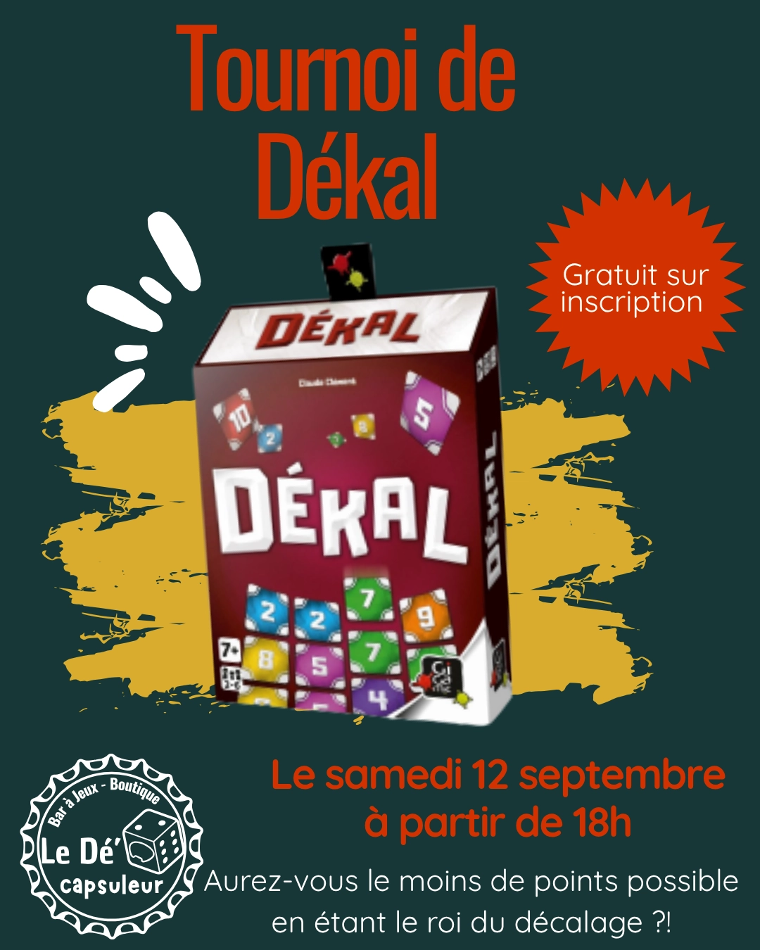 Flyer tournoi Dékal