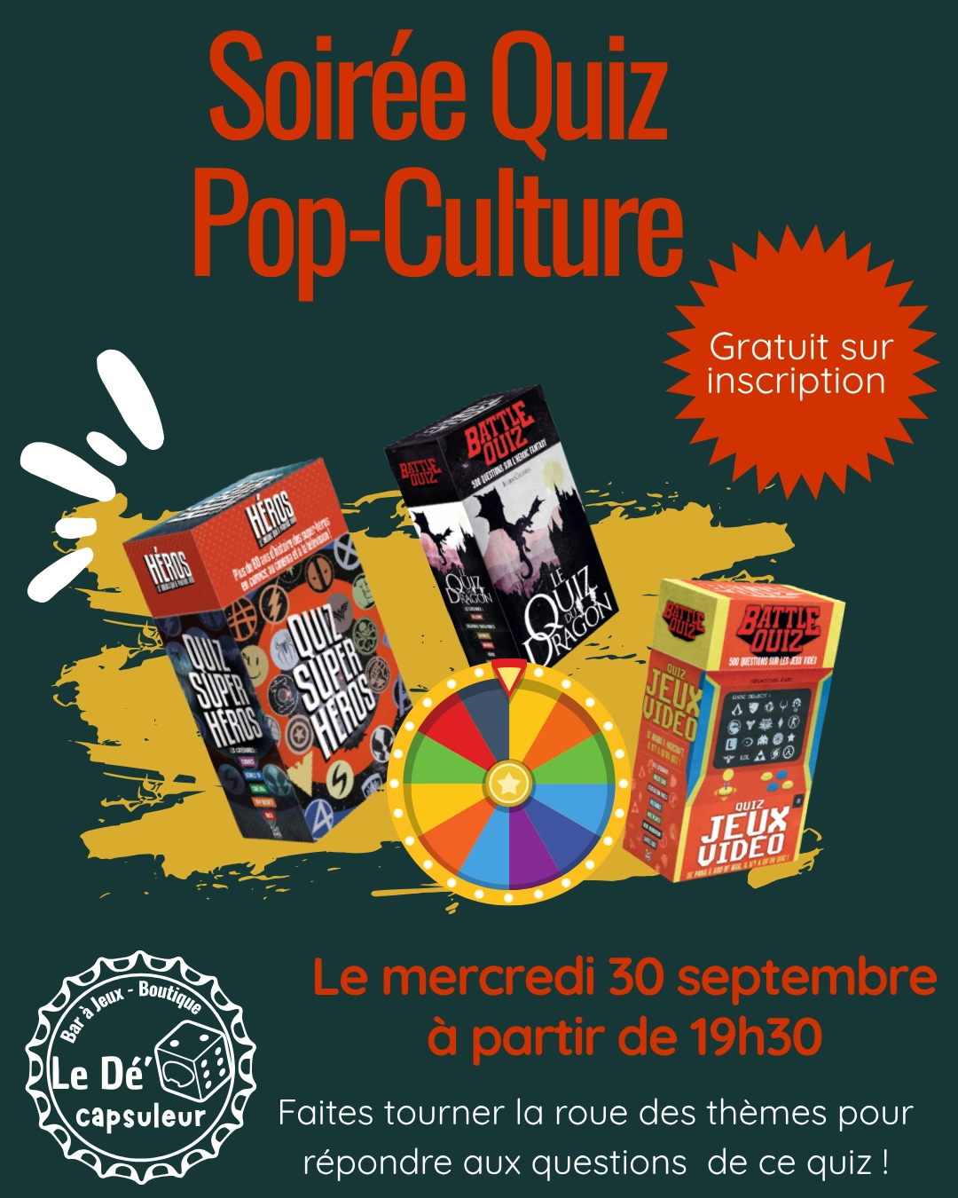 Flyer quiz Pop Culture