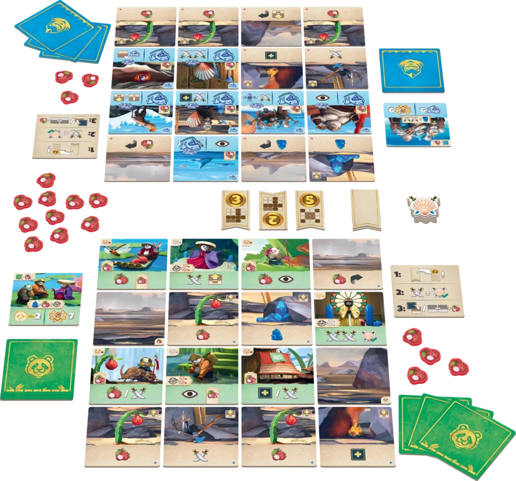 Contenu de la boîte du jeu Leda